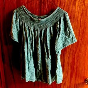 Old Navy XL eyelet blouse